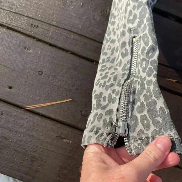 Joes Jeans gray leopard print jeggings size L2 - Picture 2 of 7